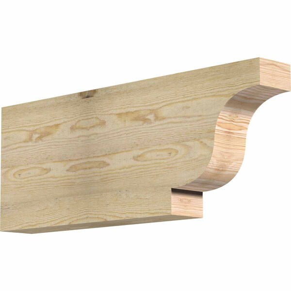 Ekena Millwork Newport Rough Sawn Rafter Tail, Douglas Fir, 4"W x 12"H x 32"L RFT04X12X32NEW00RDF - main